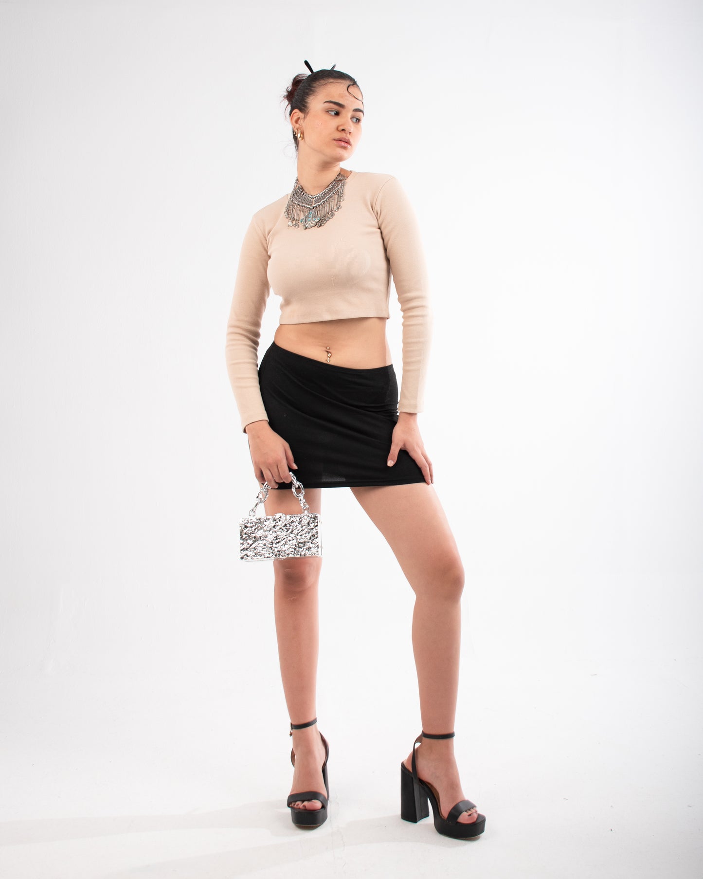 Basic Crop Top “Beige”