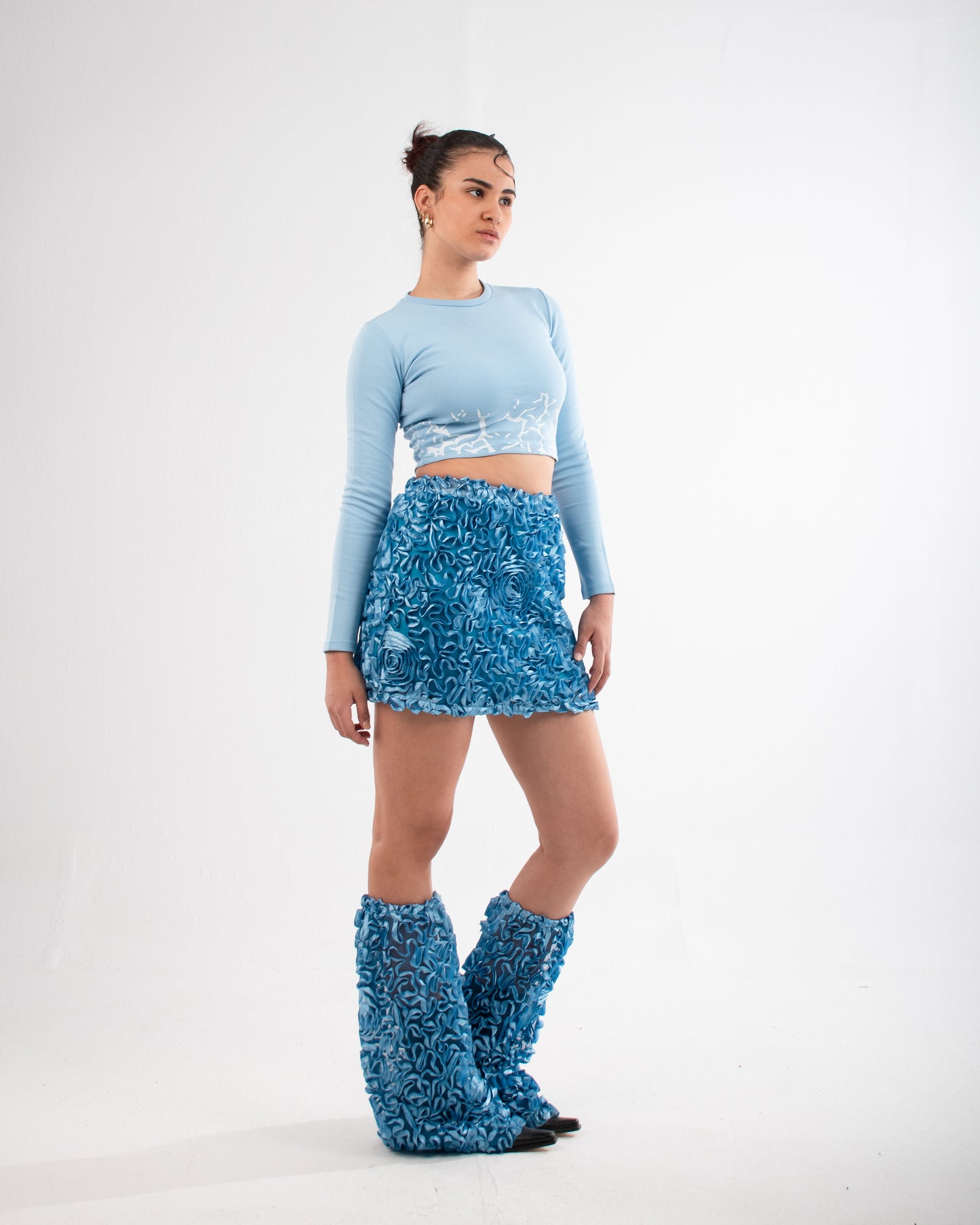 Lassie Crop Top “Blue”