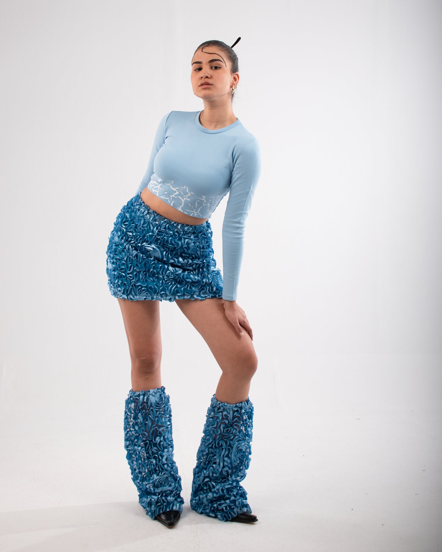 Lassie Crop Top “Blue”