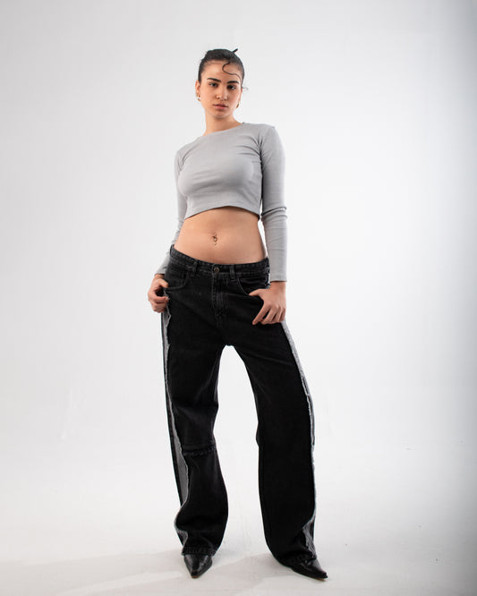 Basic Crop Top “Grey”