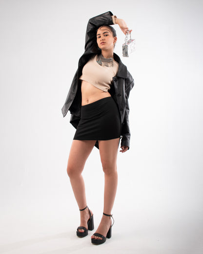 Basic Crop Top “Beige”
