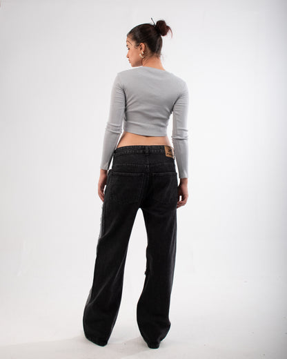 Basic Crop Top “Grey”